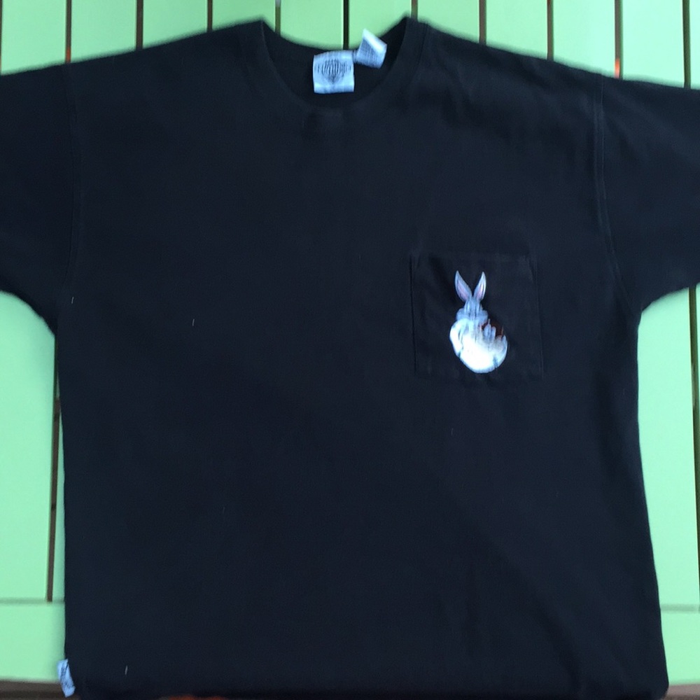 Looney Tunes short sleeve MensL Embroidered pocket